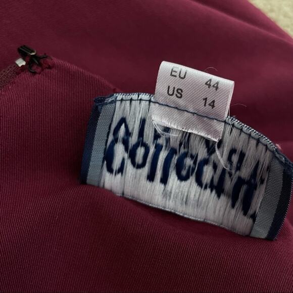 COLLECTIF VINTAGE Pencil Wiggle Dress Size 2XL US 14 Retro Pinup Rockabilly Twee - Picture 7 of 9